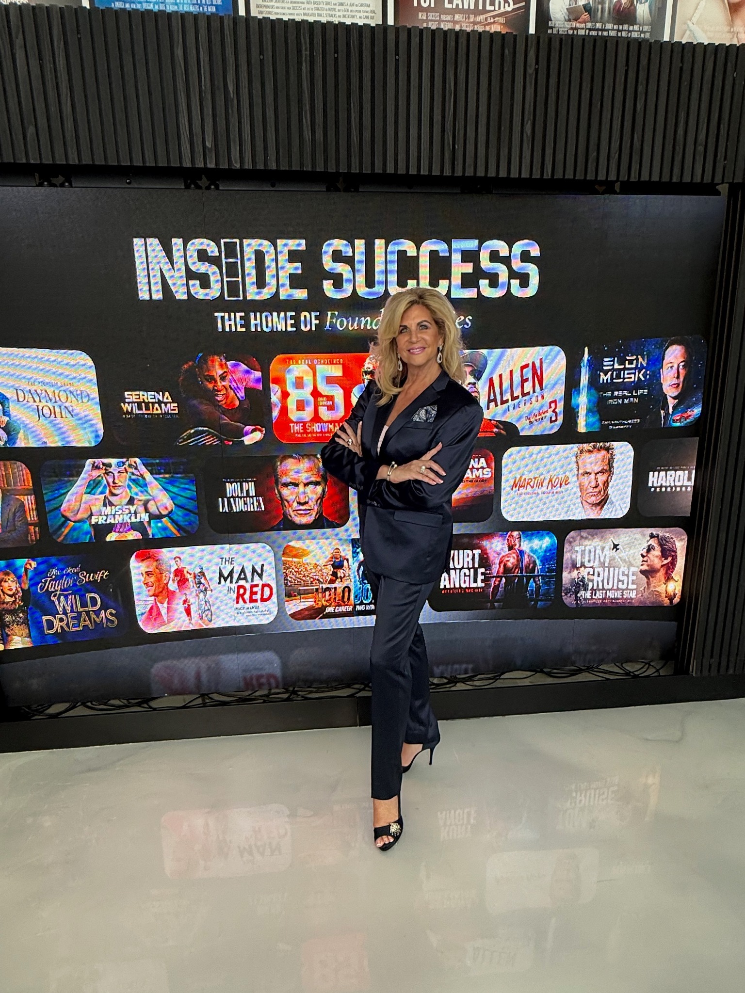 Riana Milne at Inside Success studios