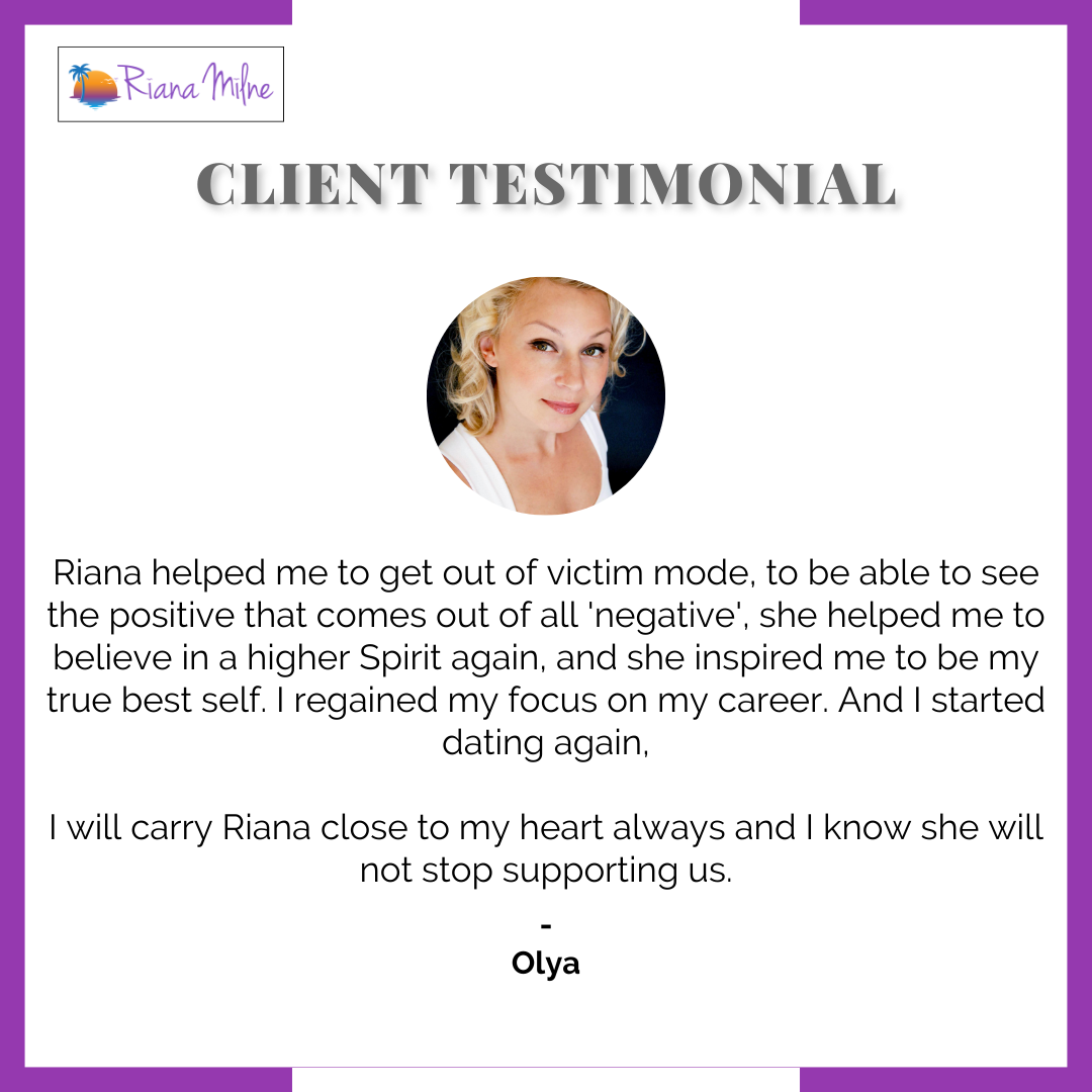 Olya client testimonial